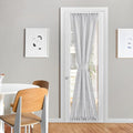 NICETOWN Sidelight Curtain for Light Filtering Linen Window Sheer Curtains for by NICETOWN