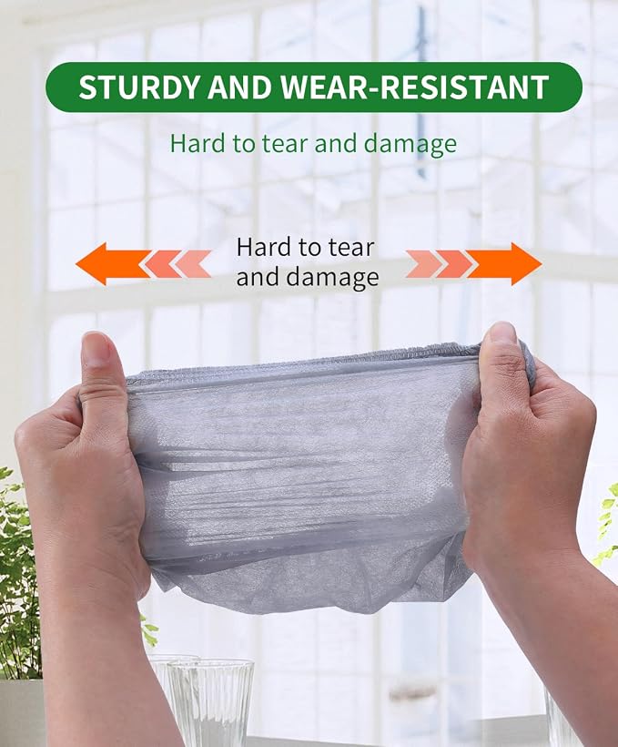 50Pcs Non-Woven Shoe Covers Disposable Non Slip - Image 3