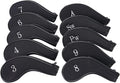 Sword &Shield sports Neoprene Zipper Golf Club Iron Head Covers Iron Covers by Unknown
