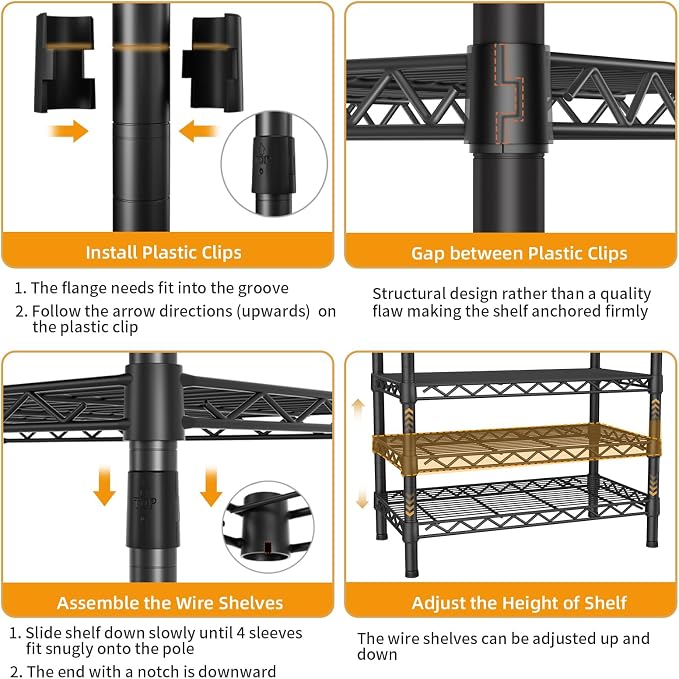 Extra Large Garment Rack Heavy Duty Metal Clothes Rack - Image 6