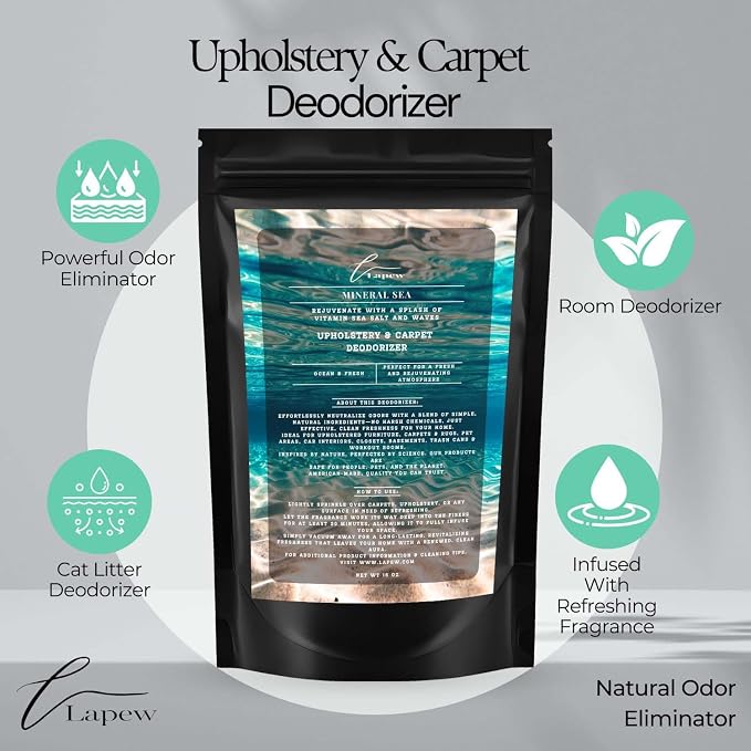 Mineral Sea Carpet Freshener Powder: Powerful Odor Eliminator - Image 4