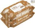 Air Jungles 3in1 Leather Wipes 140 Count, Extra Large 8" x 10" Size, Clean by AirJungles