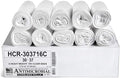 Aluf Plastics High Density Trash Bags, 30 Gallon, 16 Micron, by AlufPlastics