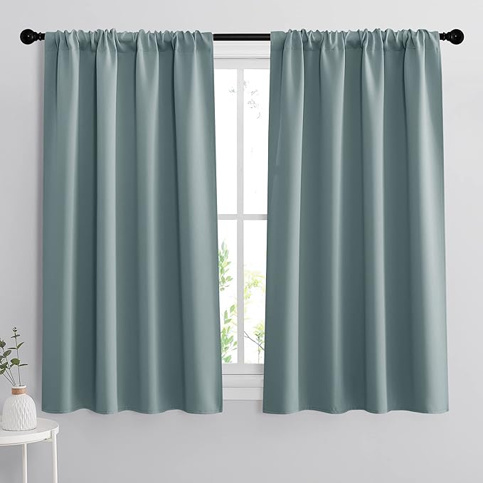 RYB HOME Small Window Blackout Curtains by RYBHOME