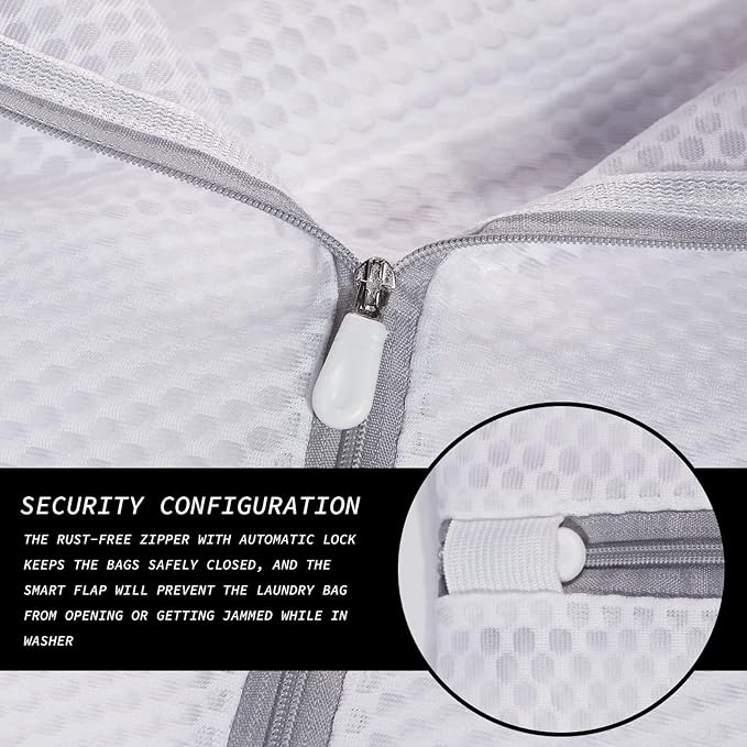 5Pcs Durable Honeycomb Mesh Laundry Bags - Image 3