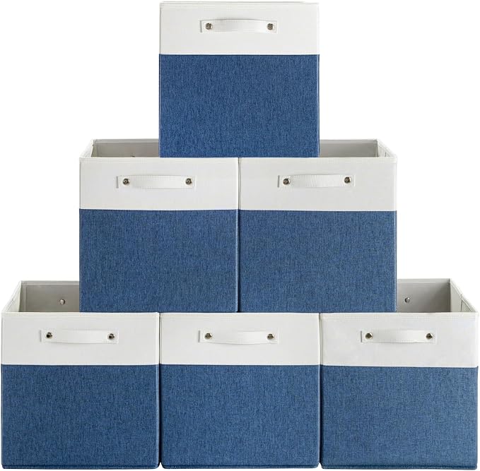 13 x 13 Inch Fine Linen Storage Bins by FinishingBo