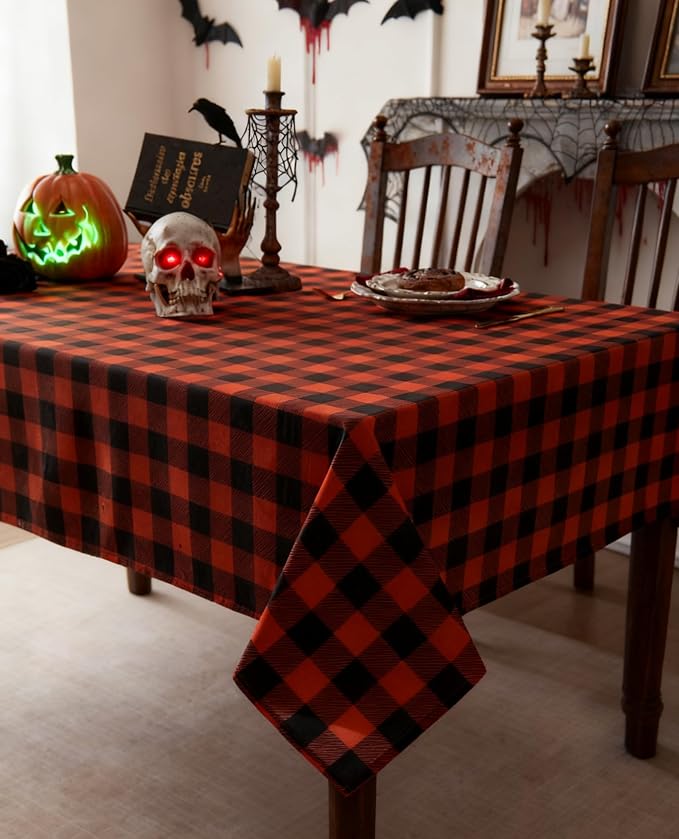 Gingham Plaid Tablecloth - Image 3
