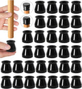 32 Pcs Chair Leg Protectors for Hardwood Floors, Silicone Felt Furniture Leg by OASMU