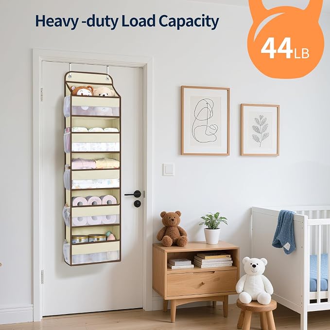 Yecaye Over The Door Organizer Storage, 5-Tier Heavy Duty Door Organizers - Image 4