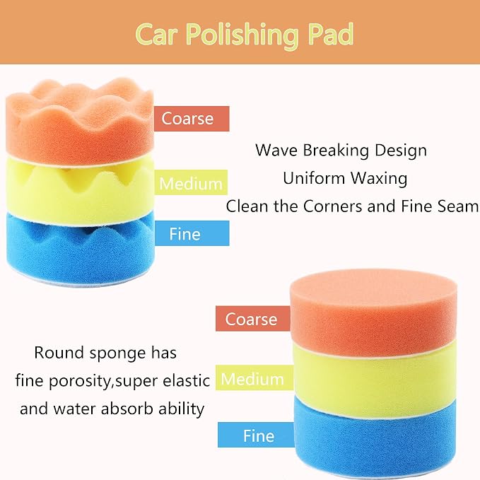104PCS Car Headlight Restoration Kit - Image 7