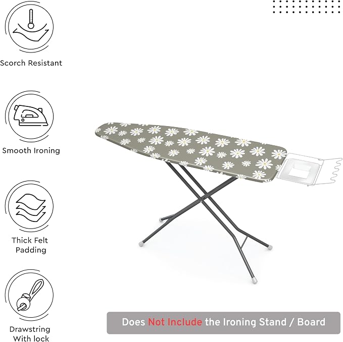 Encasa XO Ironing Board Cover and Pad 42"x14" - Image 3