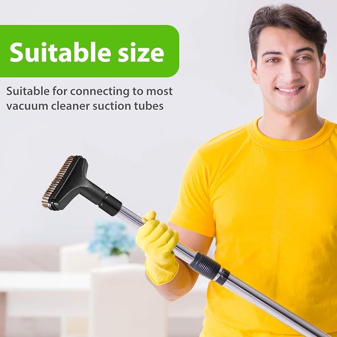 Honoson 2 Pcs 1-1/4 Vacuum Brush Attachment Square Horse Hair Vacuum Dusting - Image 5