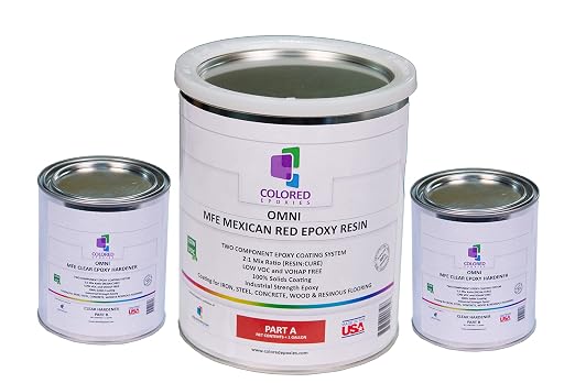 Colored Epoxies Mexican Red Epoxy Resin by ColoredEpoxies