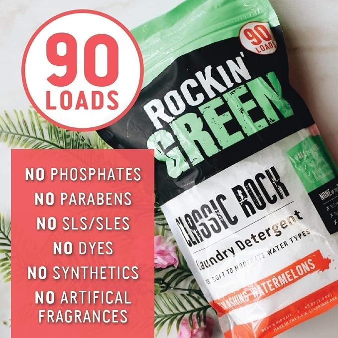Rockin' Green Classic Rock Laundry Detergent, Plant based, All Natural Laundry - Image 7
