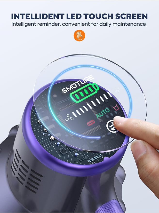 Cordless Vacuum Cleaner, 2 Batteries 110 Mins Runtime Vacuum Cleaners - Image 5
