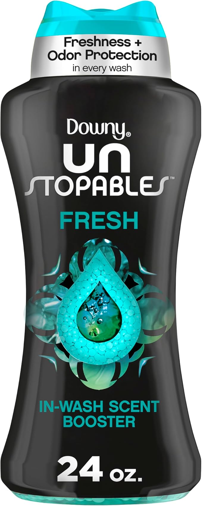 Downy Unstopables In Wash Scent Booster Beads, Fresh Scent, 24 oz, Laundry Beads by Downy