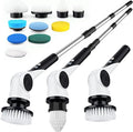 Electric Spin Scrubber with 10 Replaceable Brush Heads, IPX7 Waterproof Shower by Unknown
