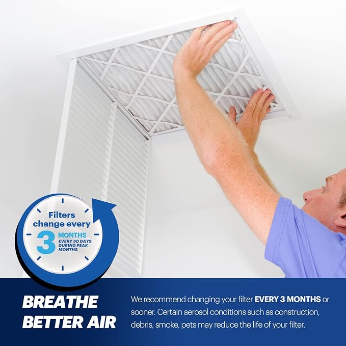 BNX TruFilter 14x18x1 MERV 13 AC Furnace Air Filter - Image 7