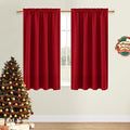 DWCN Christmas Red Blackout Curtains by DWCN