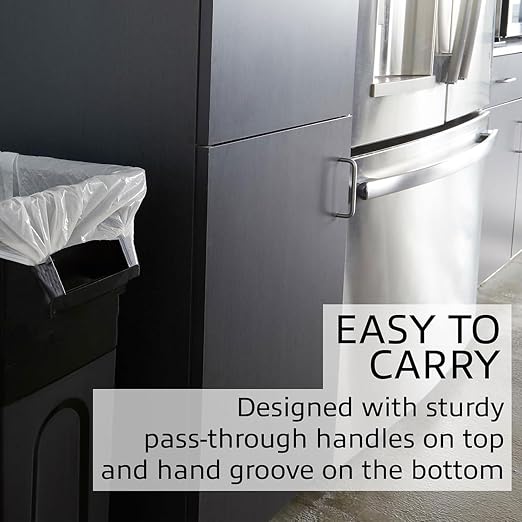 United Solutions Highboy Waste Container, 23 Gallon, Space Saving Slim Profile - Image 6