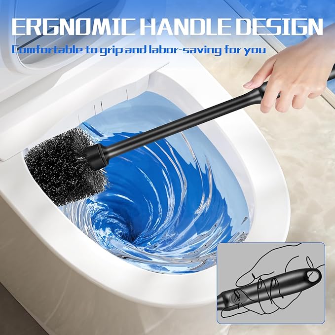Toilet Brush and Holder 2 Pack - Image 3