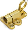 4 Packs Self-Closing Latches，Gold Spring Door Lock，Resilient Bolt Latch by INIRET