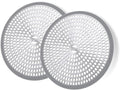 LEKEYE Shower Hair Catcher Drain Protector Strainer-Steel & Silicone 2 Pack by LEKEYE