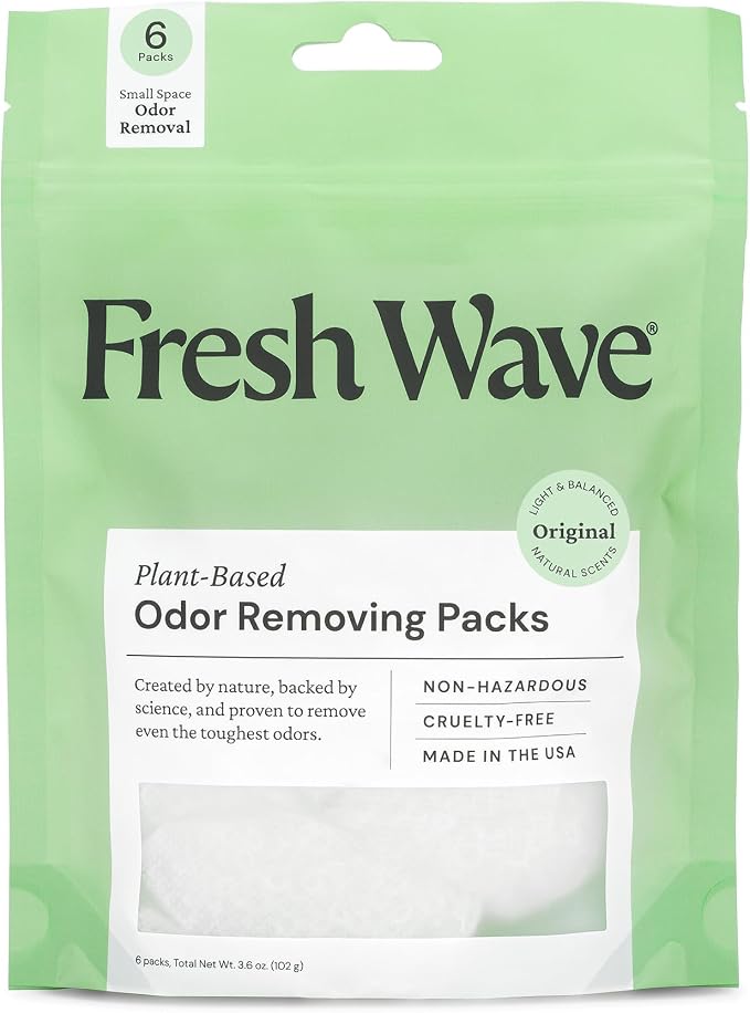 Fresh Wave Odor Eliminating & Deodorizing Packs, Bag of 6 by FreshWave
