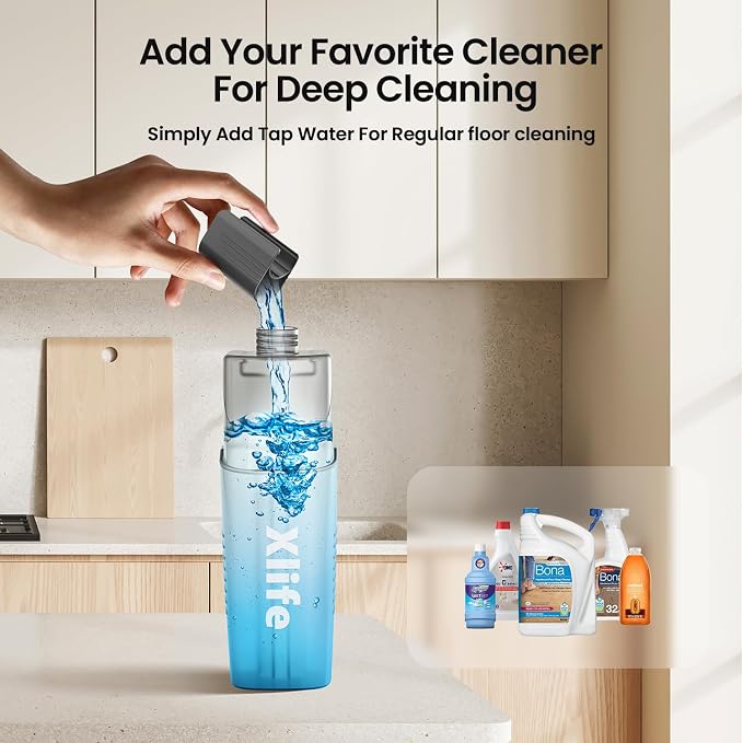 Spray Mops for Floor Cleaning, Xlife Microfiber Dust Mop - Image 3