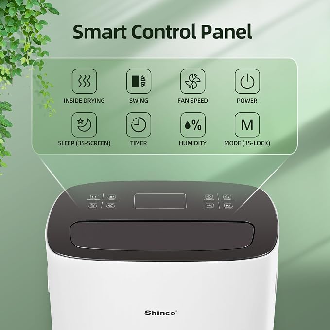 Shinco 86 Pints Dehumidifier for Home and Basements, 5000 Sq.Ft Dehumidifiers - Image 3