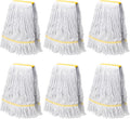 KeFanta 6 Pack Heavy Duty Commercial Mop Head Replacement, Wet Industrial by KeFanta
