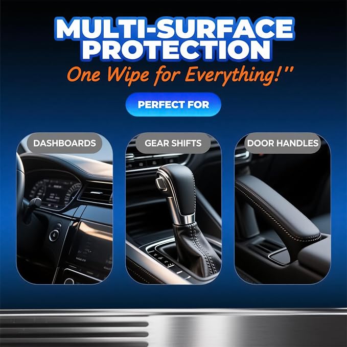 Car Interior Cleaning Wipes, All-Purpose Cleaning Wipes, Cleaning Wipe - Image 6