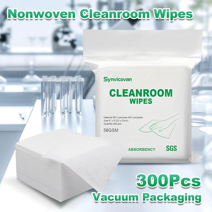 Cleanroom Wipes 9"x9" Lint Free Wipes - Image 2