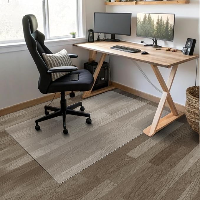 Azadx Chair Mat for Hardwood 60"x 36" Large Office Chair Mat for Hardwood by Azadx
