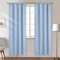 BGment Baby Blue Room Darkening Curtains 84 Inch Length by BGment