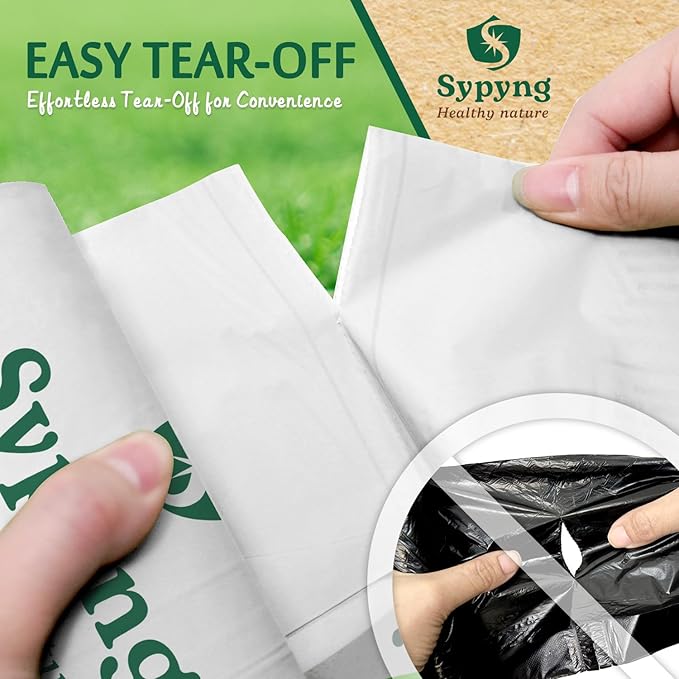 Compostable Kitchen Waste Trash Bags 1.6-2 Gallon Heavy Duty 100% Biodegradable - Image 4
