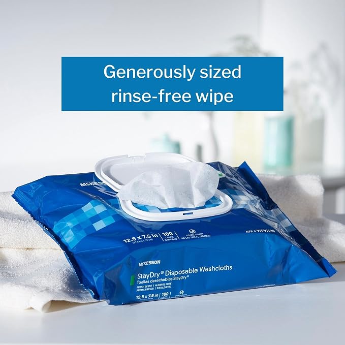 McKesson Personal Cleansing Wipes, Aloe Vera) - Image 2