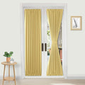 DWCN French Door Curtains – Rod Pocket Thermal Blackout Curtain by DWCN
