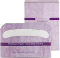EZbrnd Premium Half-Fold Disposable Toilet Seat Covers, Flushable Paper Cover by EZbrnd