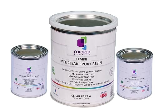 Colored Epoxies 1038 Clear 1.5 Gallon Kit Resin and Hardener by ColoredEpoxies