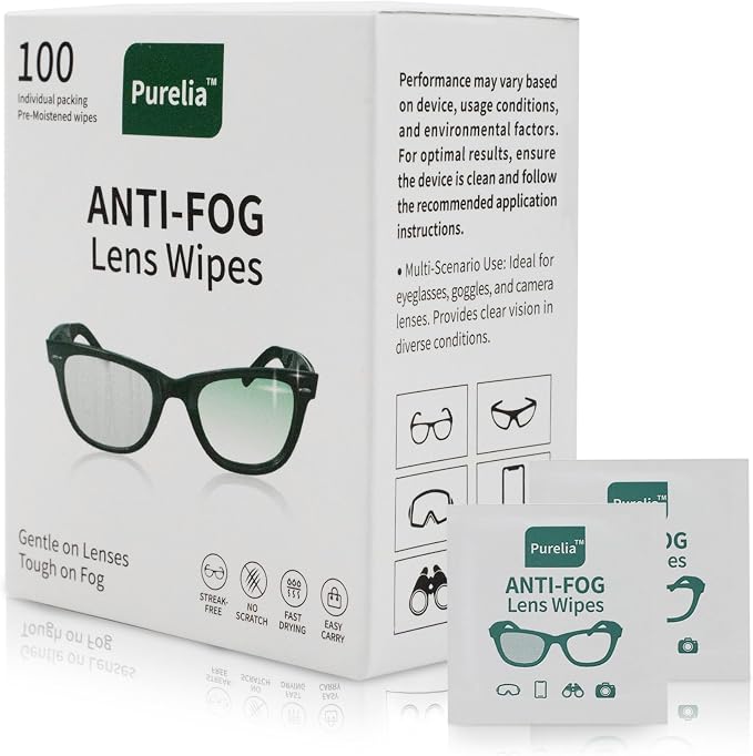 Anti-Fog Lens Wipes, Quick-Clean Lens Cloths by Unknown