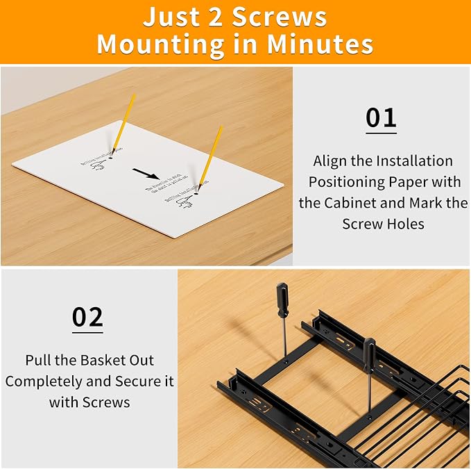 RCHYFEED Pull Out Spice Rack Organizer - Image 6