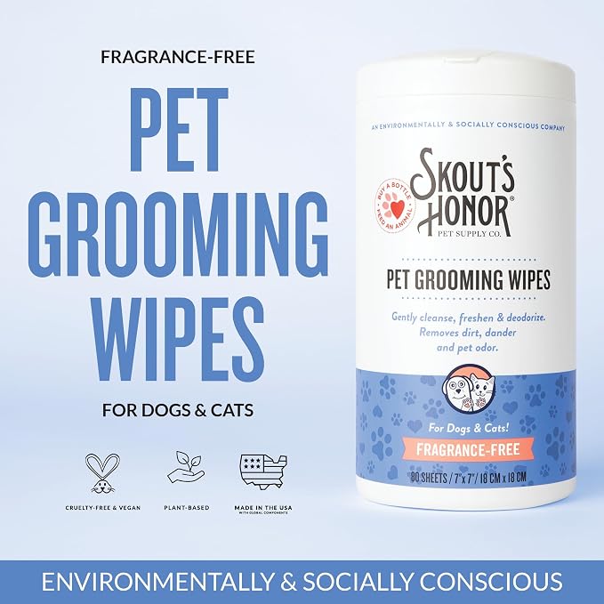 SKOUT'S HONOR Pet Grooming Wipes - Image 4