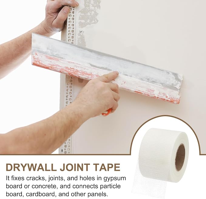 PATIKIL Drywall Repair Mesh Tape, 4 inch x 164 ft Fiberglass Repair Patch - Image 7