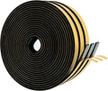 High Density Foam Weather Stripping Door Seal Strip Insulation Tape Roll by DualplexTalvania