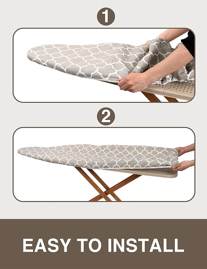 Extra Thick Ironing Board Cover and Pad, Resist Scorching and Staining - Image 5