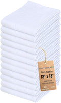 WHITEWRAP Flour Sack Towels 100% Cotton Dish Towel Reusable Baking Cloth by WHITEWRAP