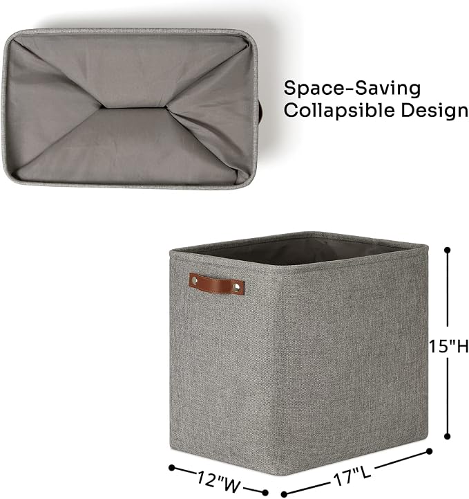 DULLEMELO Large Collapsible Storage Basket/Bin - Image 2