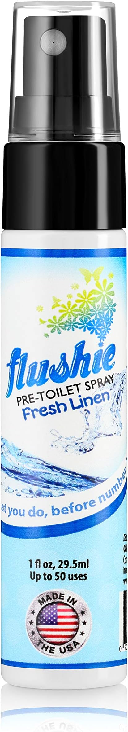 Flushie Pre-Toilet Sprays for Poop Travel Size Toiletries Bathroom Spray for by FlushiePre-ToiletSpray