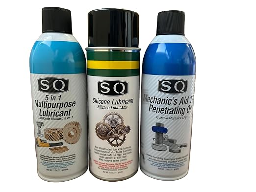 Sicamu SQ Lubricant Combo, 11fl oz, 5 in 1 Multipurpose, Penetrating Catalyst by Unknown